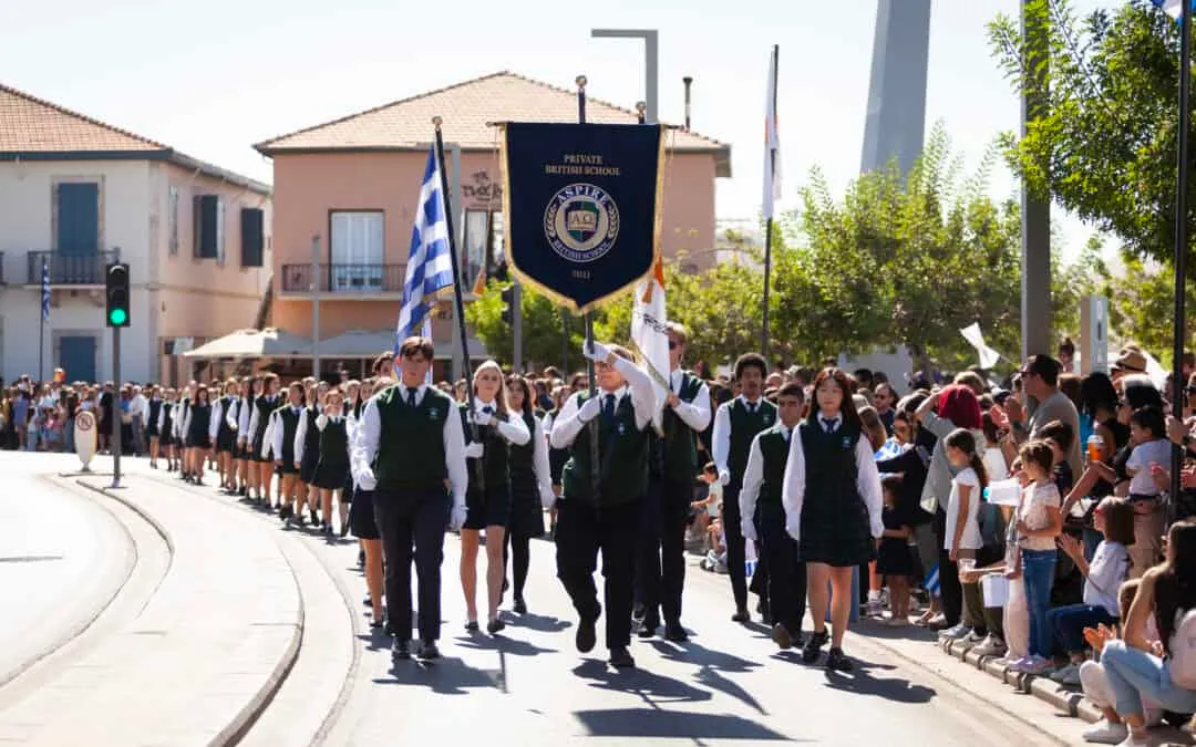Students participated in the National Oxi Day Parade on 28th October